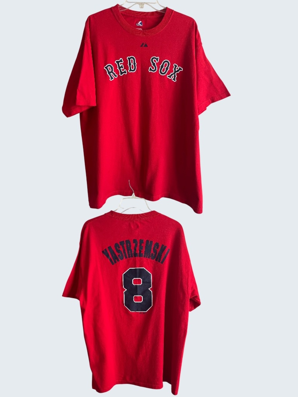 Majestic Yastrzemski 8 Red Sox Tee Size XL